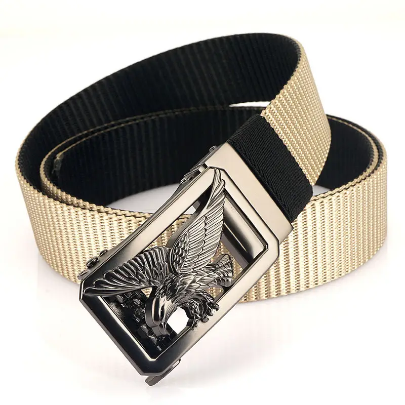 Men's Cross-Country Ratchet Belt with Eagle Design - Image 5