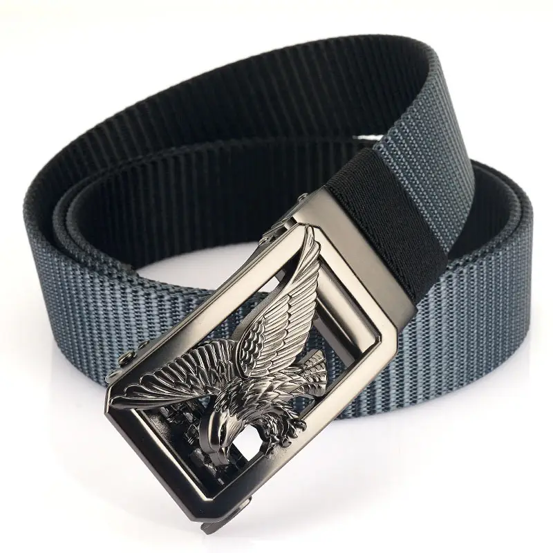 Men's Cross-Country Ratchet Belt with Eagle Design - Image 3
