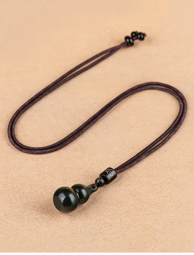 Natural Hetian Jade Gourd Pendant for Men Women — feature 8