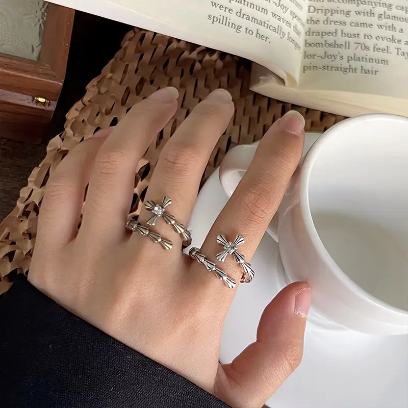 925 Sterling Silver Rings for Men - Faded Color-Free & Customizable — feature 12