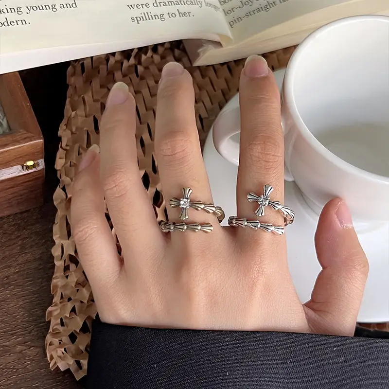 925 Sterling Silver Rings for Men - Faded Color-Free & Customizable — feature 14