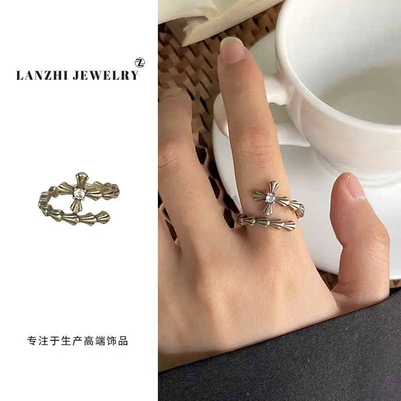 925 Sterling Silver Rings for Men - Faded Color-Free & Customizable - Image 2