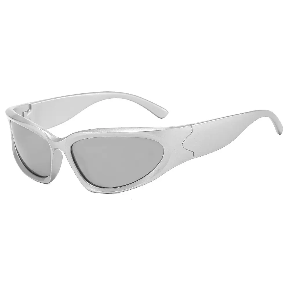 Men & Women Steampunk Sunglasses Black Gray - Image 15
