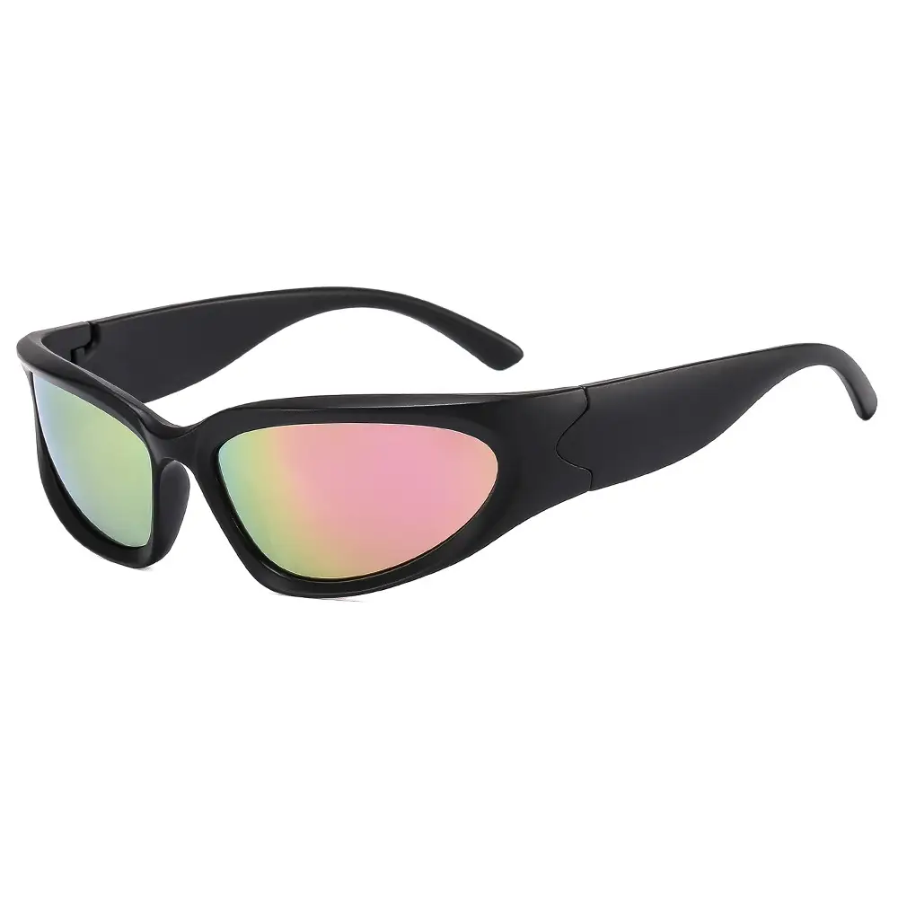 Men & Women Steampunk Sunglasses Black Gray - Image 18