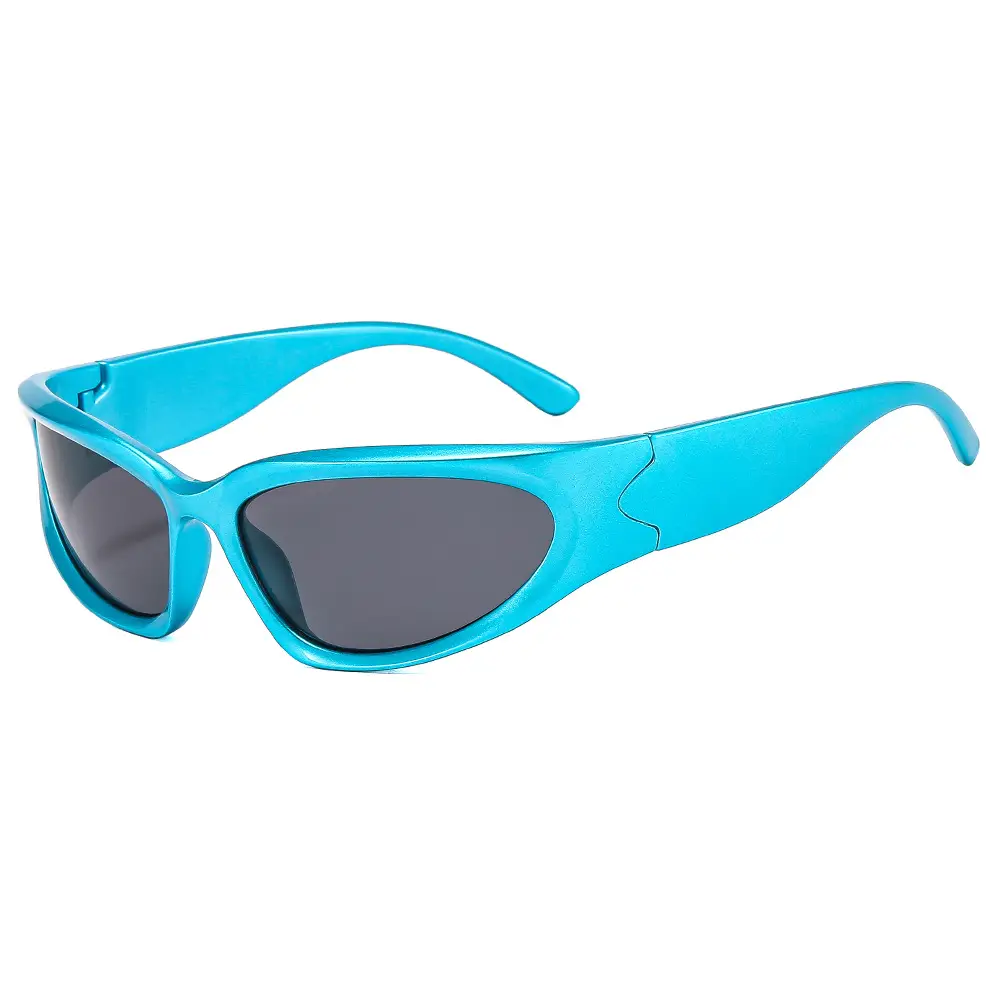 Men & Women Steampunk Sunglasses Black Gray - Image 4