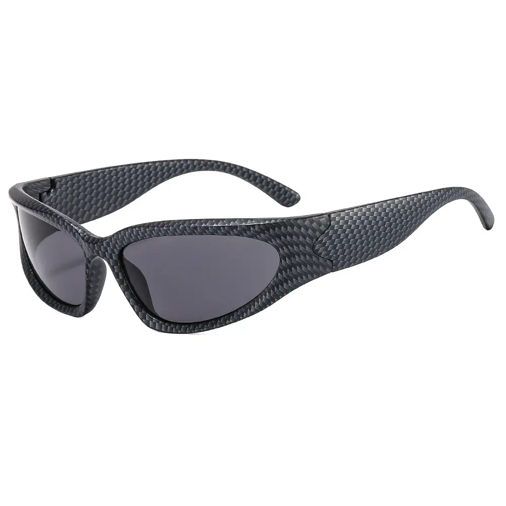 Men & Women Steampunk Sunglasses Black Gray - Image 5