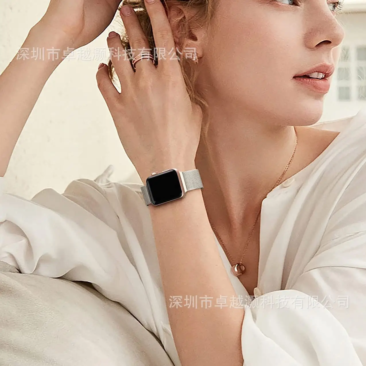 Apple Watch 10 Smart Watch with Mesh Band - Image 9