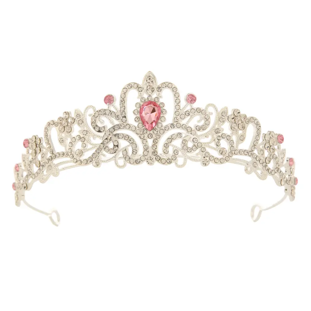 Golden Crystal Crown for Bride & Child 15.3cm - Image 9