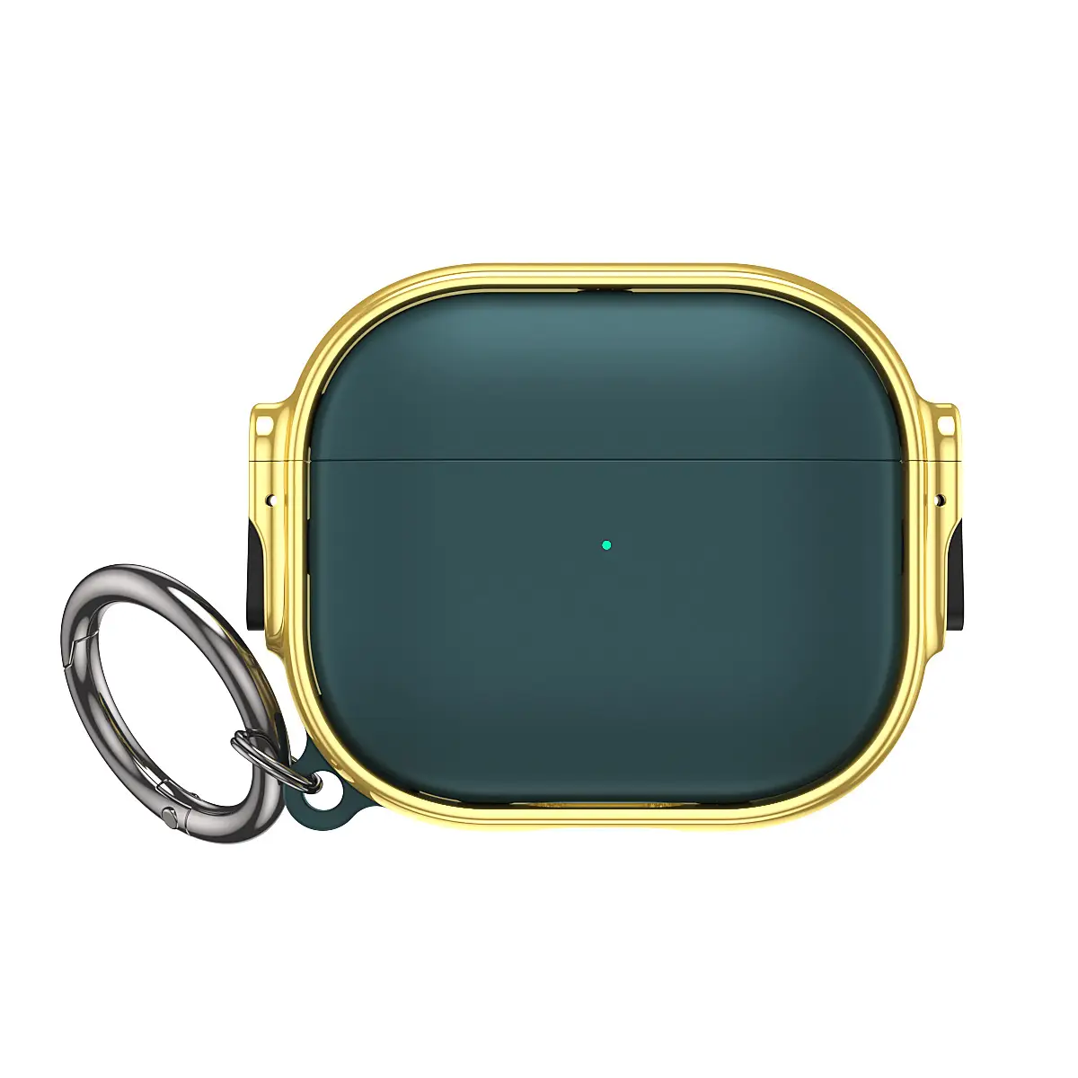Apple Air Pods Pro2 Gold Protective Case with Keychain - Image 5