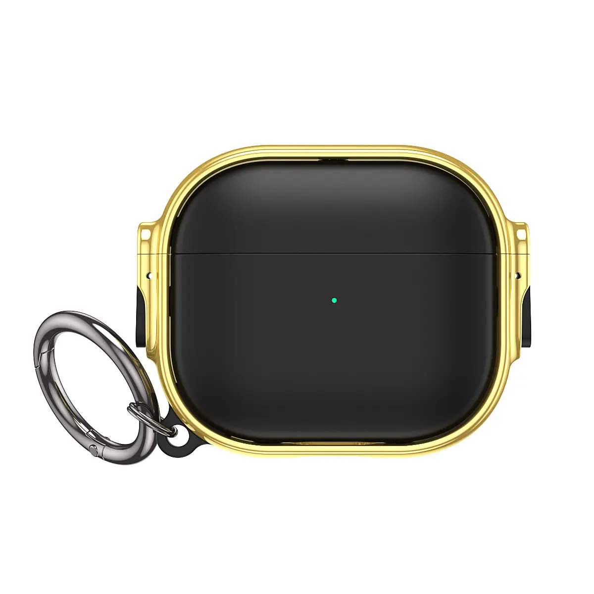 Apple Air Pods Pro2 Gold Protective Case with Keychain - Image 8