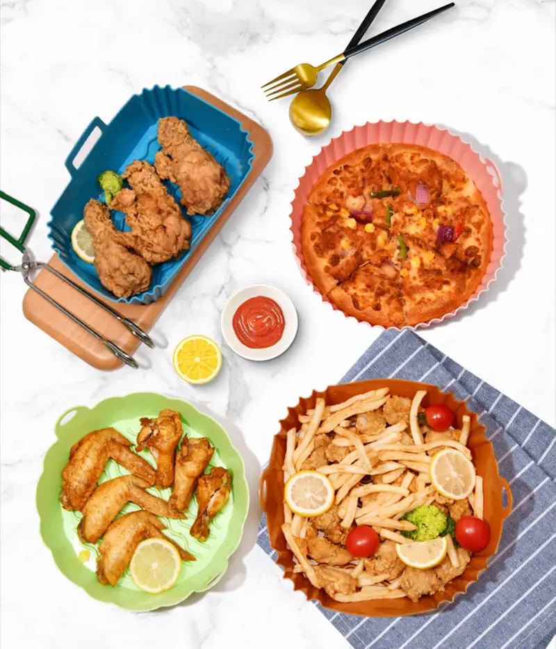 Rectangular Silicone Air Fryer Pan for Chicken — feature 18