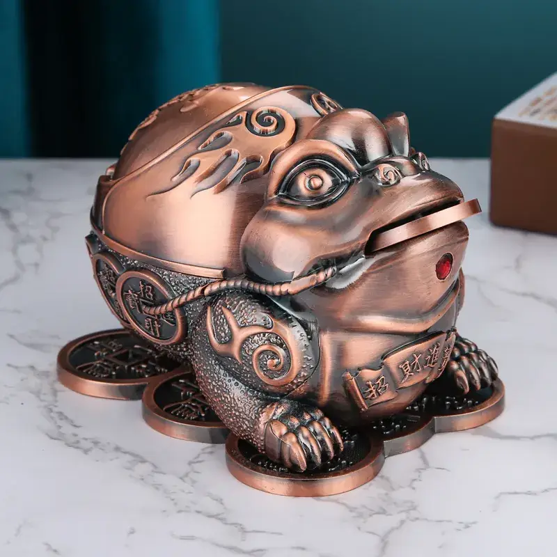 Golden Cicada Ashtray for Home Office Anti-Fly Decor
