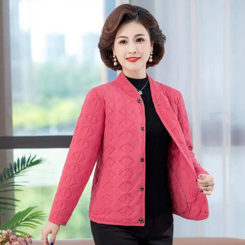 Black Quilted Coat for Women Winter Warm Outerwear - Image 5