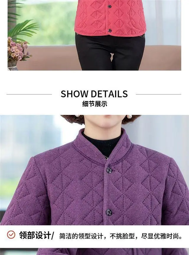 Black Quilted Coat for Women Winter Warm Outerwear — feature 19