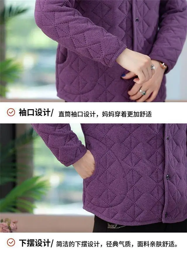 Black Quilted Coat for Women Winter Warm Outerwear — feature 20