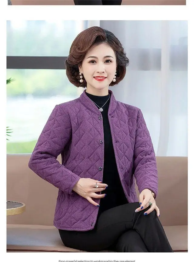 Black Quilted Coat for Women Winter Warm Outerwear — feature 9