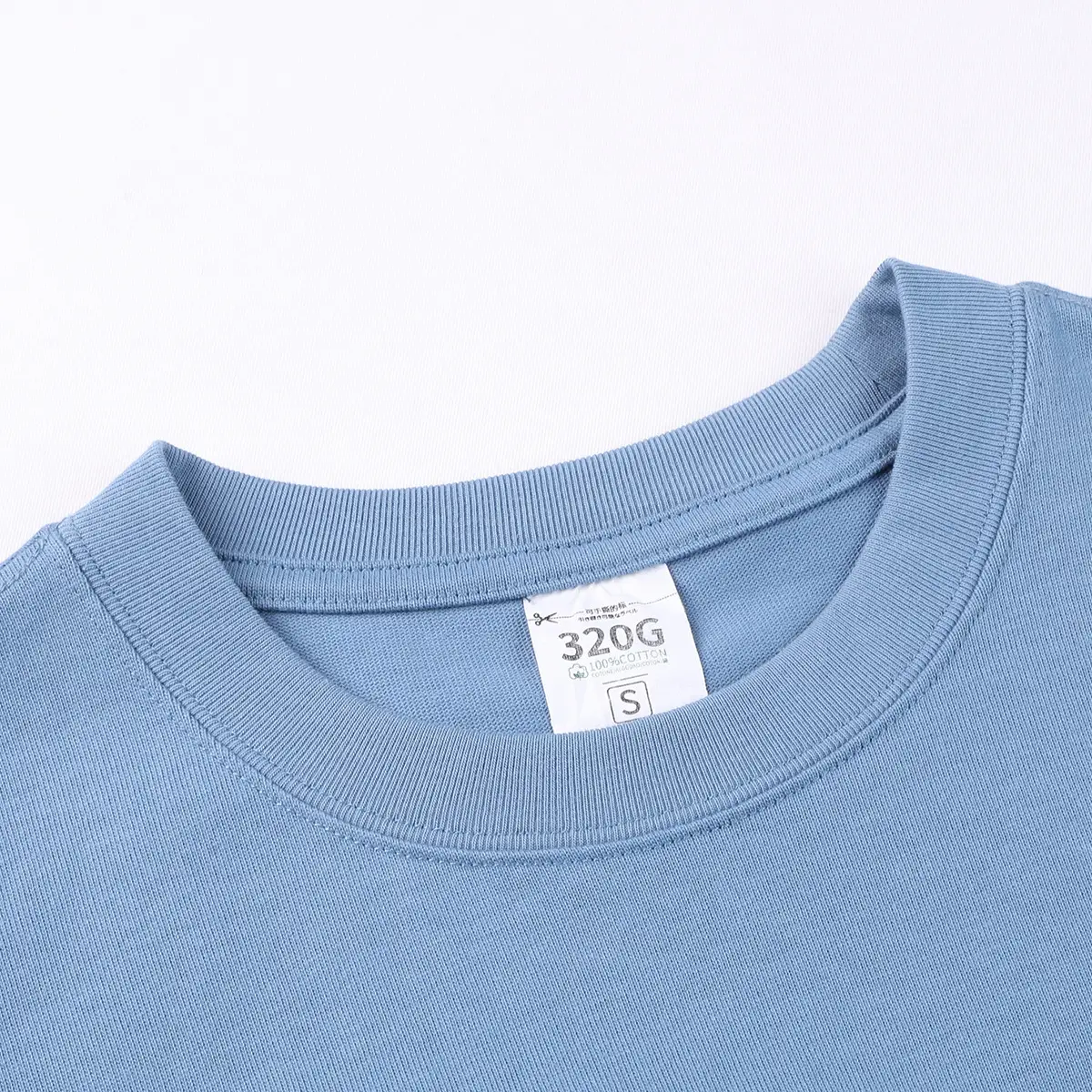 Men Pure Cotton Short Sleeve T-Shirt Solid Beige
