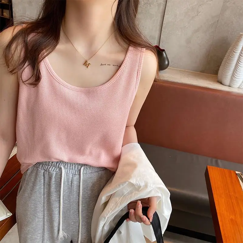 Women White Cotton One-Line Collar Top Summer Wear