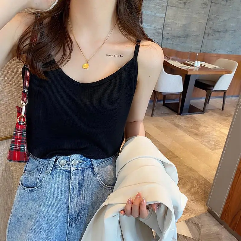 Women White Cotton One-Line Collar Top Summer Wear