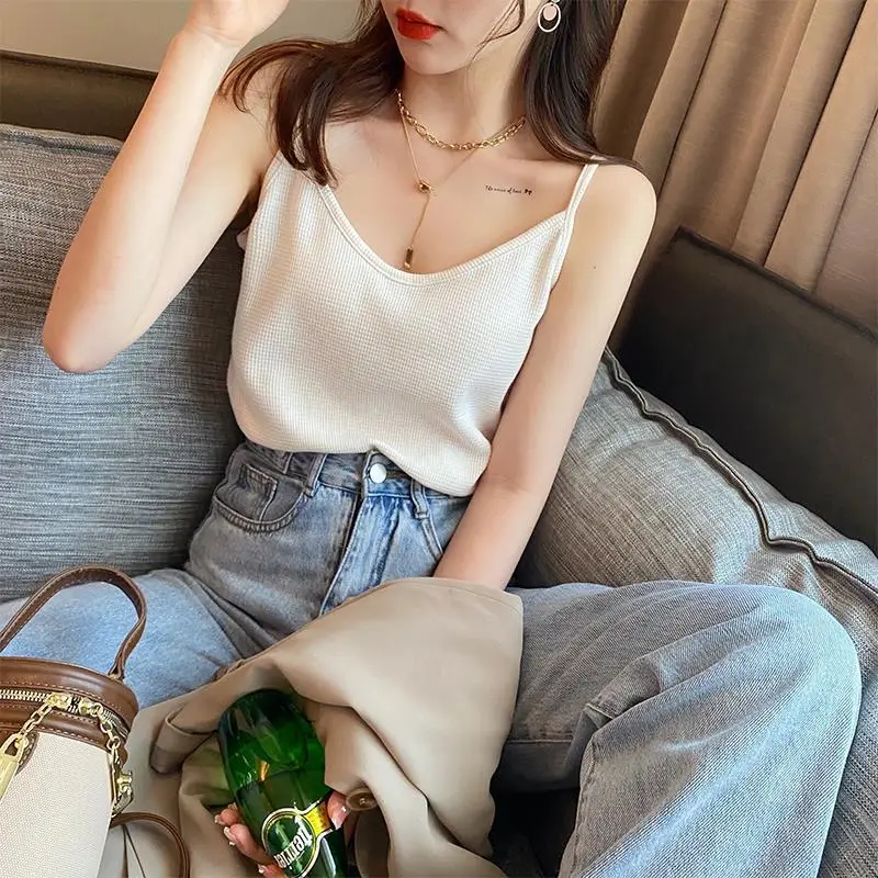 Women White Cotton One-Line Collar Top Summer Wear