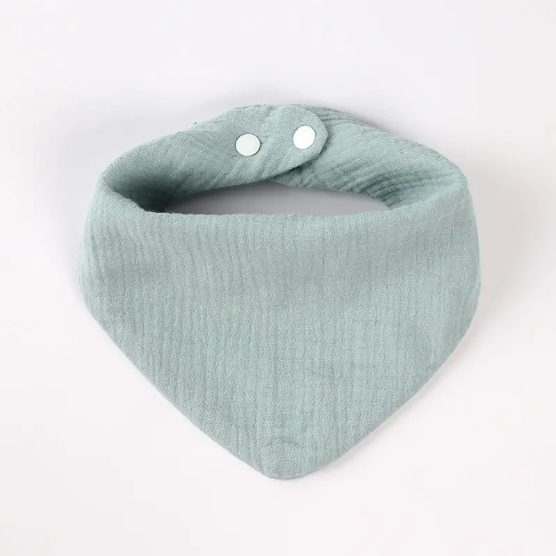 Cotton Heart Shape Baby Bibs for Newborns - Image 2