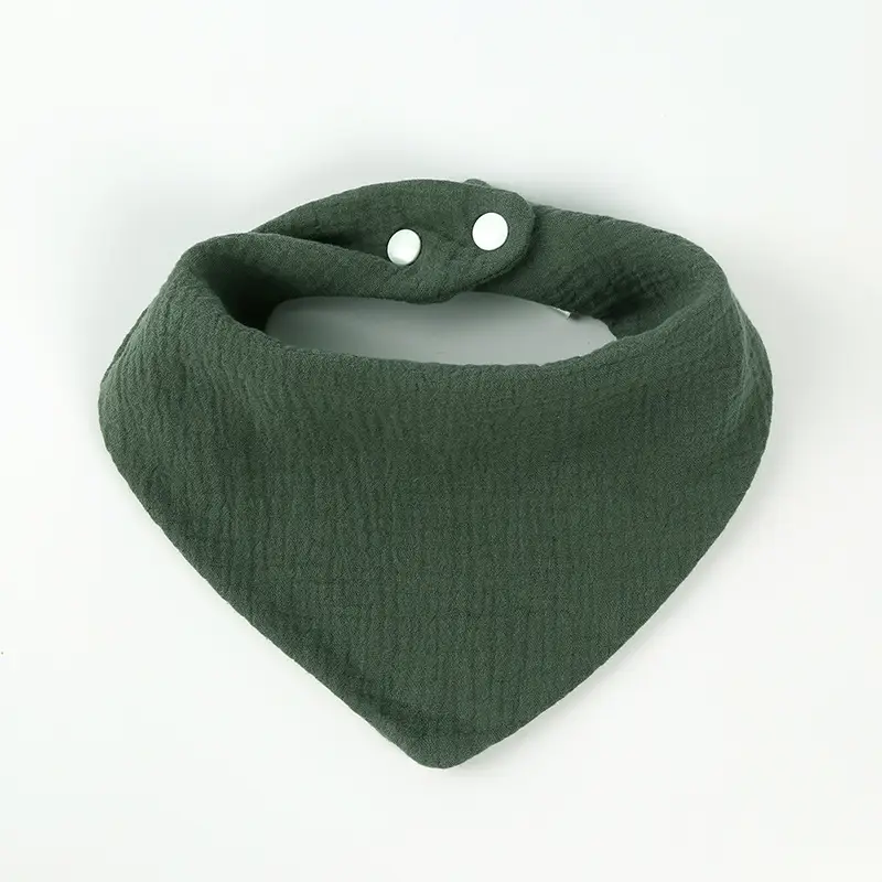 Cotton Heart Shape Baby Bibs for Newborns - Image 4