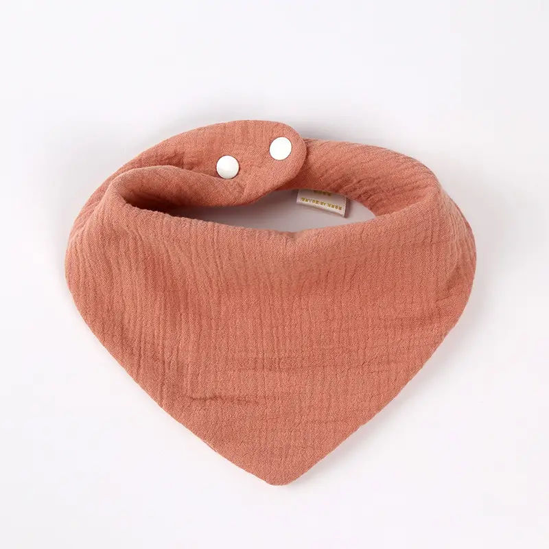Cotton Heart Shape Baby Bibs for Newborns - Image 9