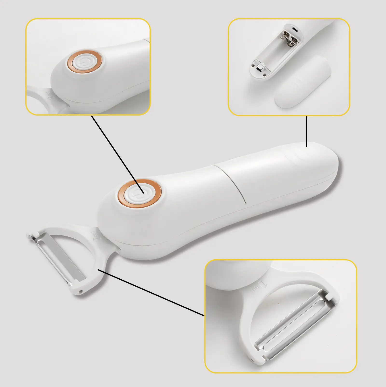 Electric Wire Cutter & Peeler Portable White — feature 2