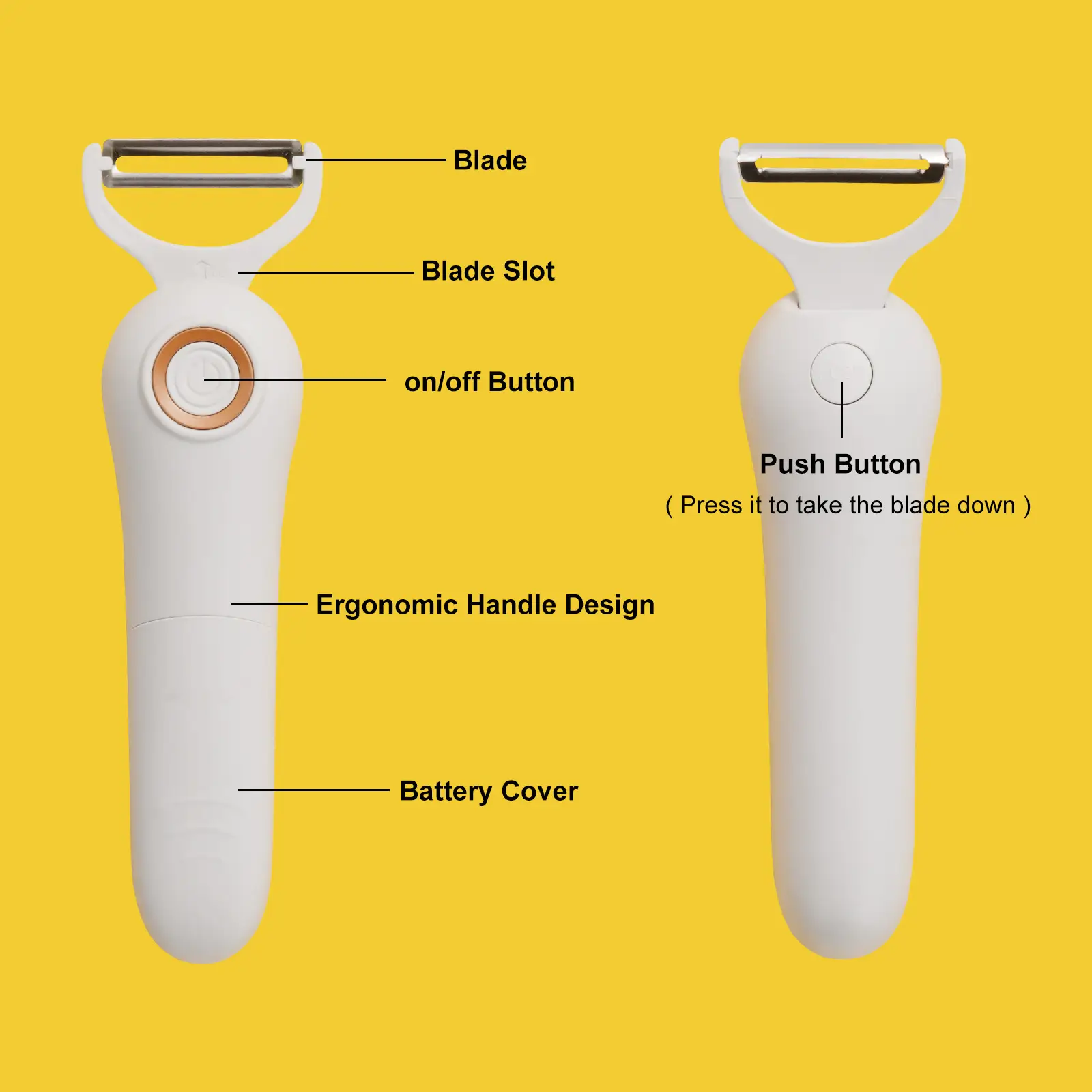 Electric Wire Cutter & Peeler Portable White — feature 1