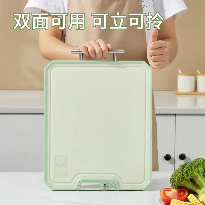 Double Sided Stainless Steel Cutting Board 40x30cm - Image 3