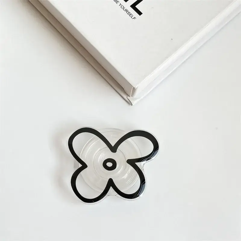 Black Cat Flower Airbag Bracket for Lazy Desktop - Image 2
