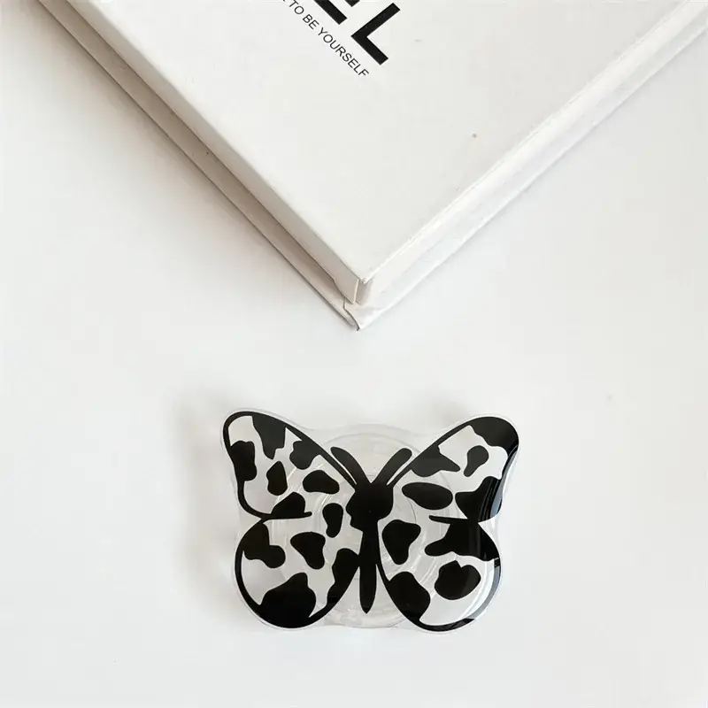 Black Cat Flower Airbag Bracket for Lazy Desktop - Image 3
