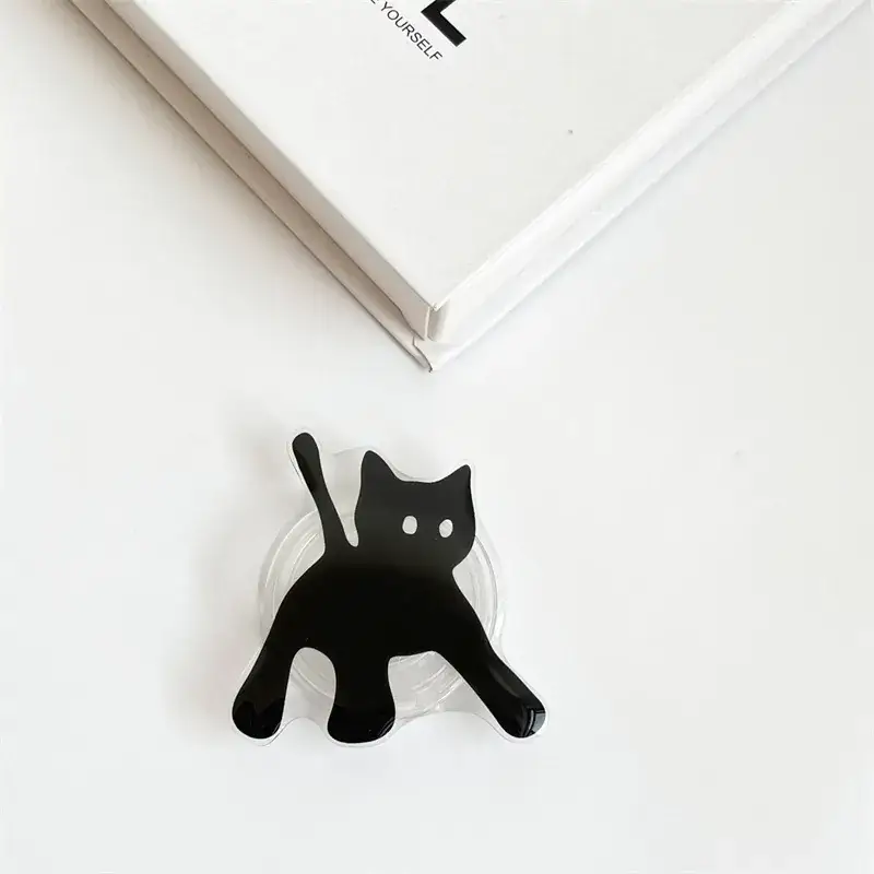Black Cat Flower Airbag Bracket for Lazy Desktop - Image 4