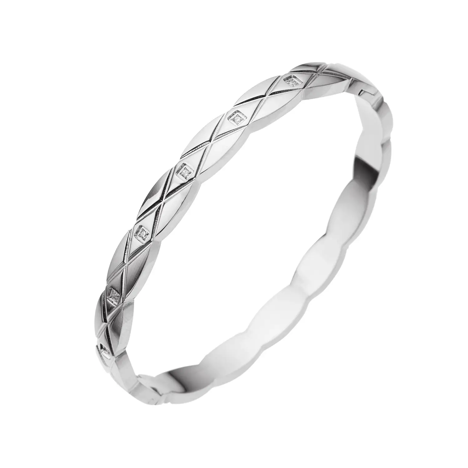 Gold Rhombus Diamond Women's Bracelet