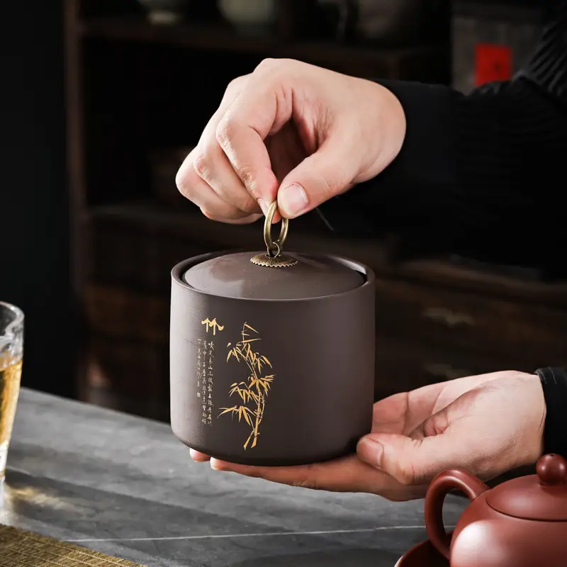 Purple Clay Tea Pot 50g Black Tea Pu 'er