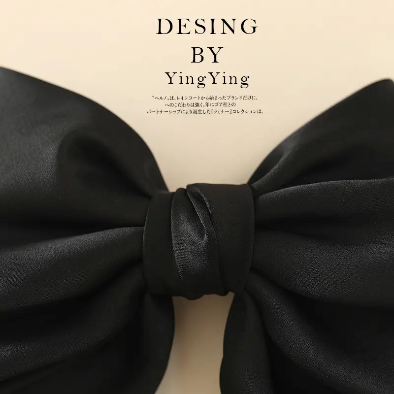 Oversized Bow Hairpins Korean Style Spring Clip Top - Image 7