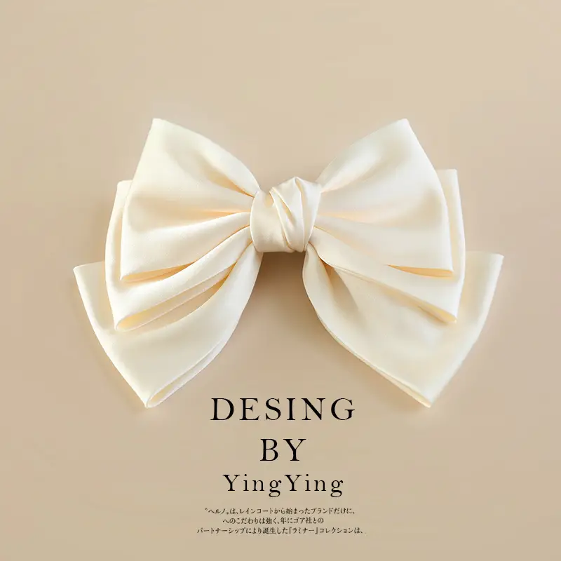 Oversized Bow Hairpins Korean Style Spring Clip Top - Image 3