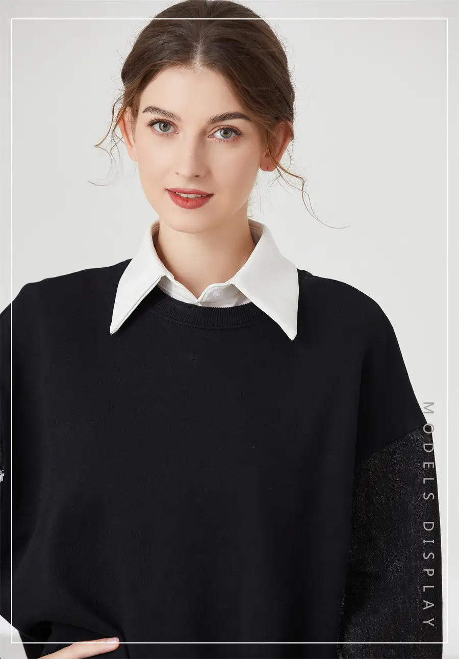 White Leather Fake Collar Shirt for Men — feature 2