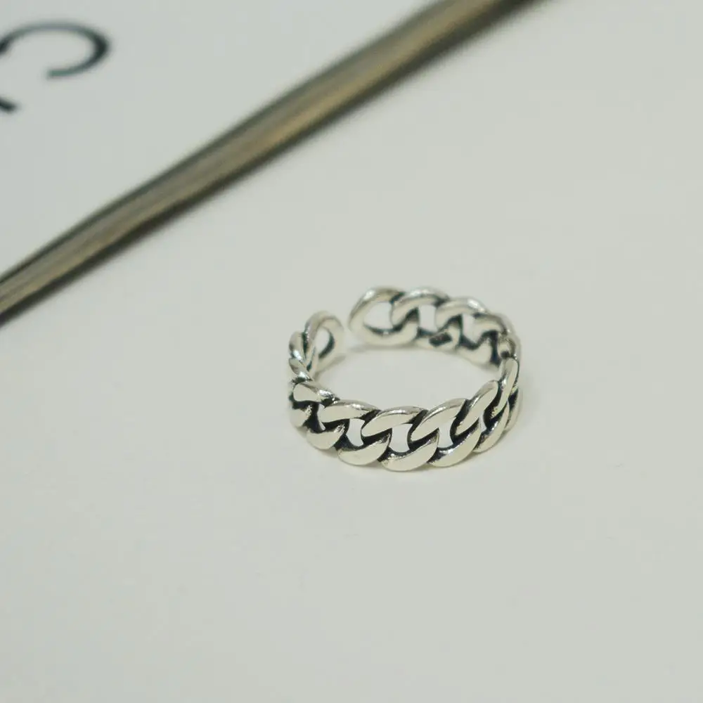 Women's Korean Style Chain Open Ring with Smooth Finish — feature 20