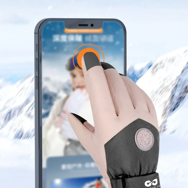 Winter Ski Gloves Waterproof Touch Screen Fleece Lined - Image 23