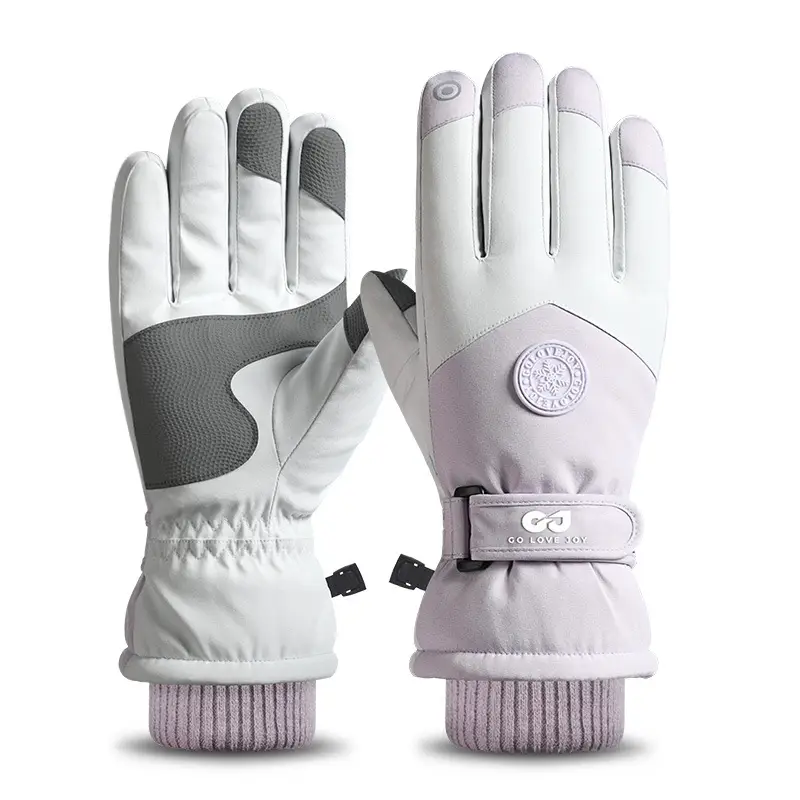 Winter Ski Gloves Waterproof Touch Screen Fleece Lined - Image 25