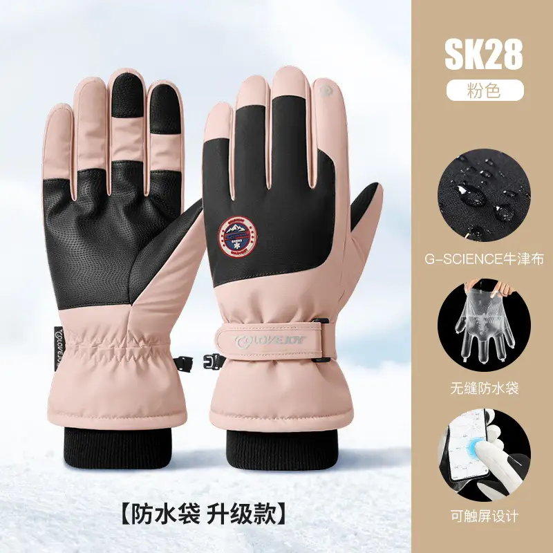 Winter Ski Gloves Waterproof Touch Screen Fleece Lined - Image 13
