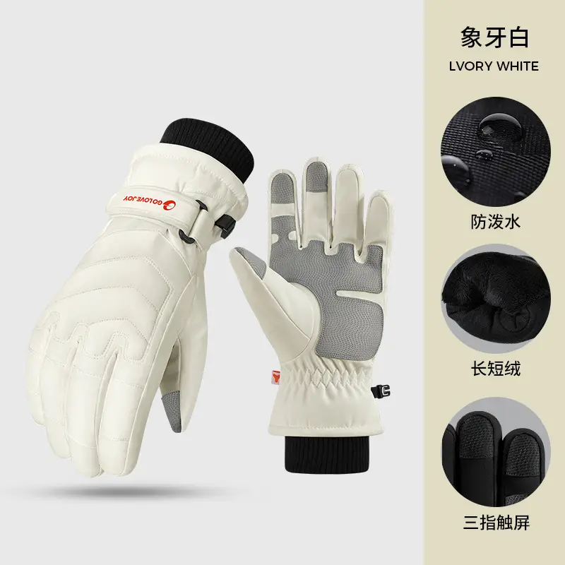 Winter Ski Gloves Waterproof Touch Screen Fleece Lined - Image 6