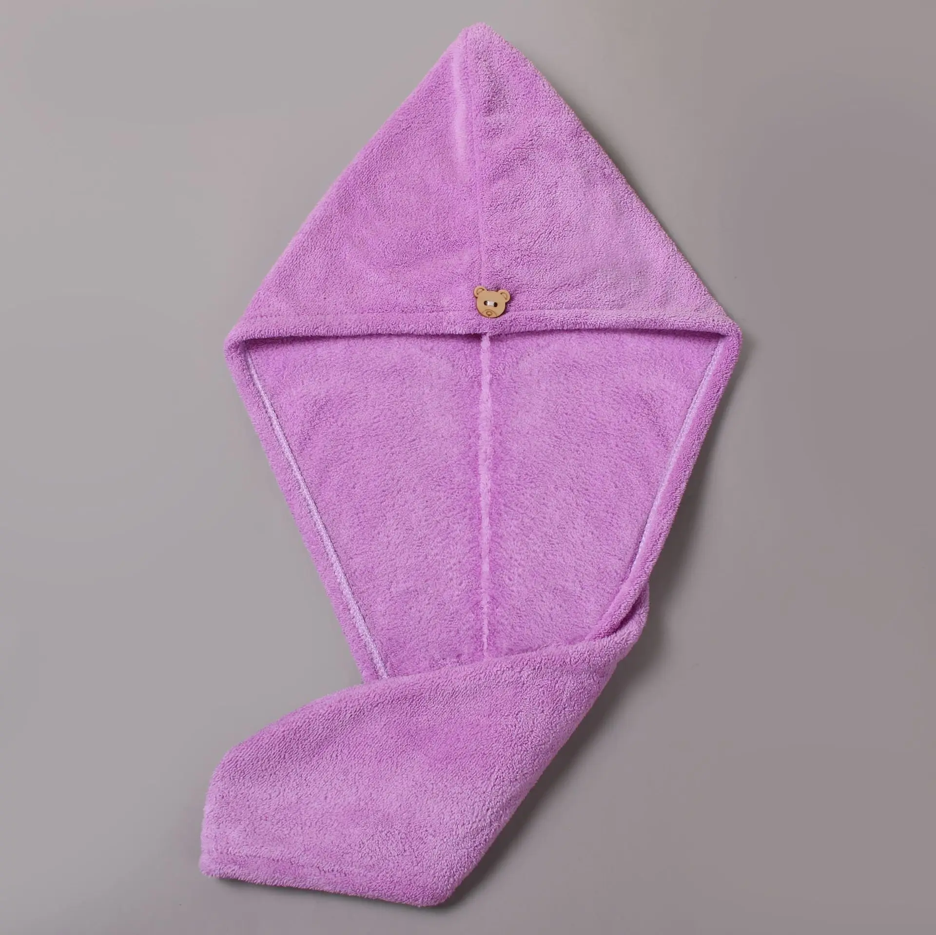 Women's Hair Drying Cap Thick Super Absorbent Coral Fleece Towel - Image 13