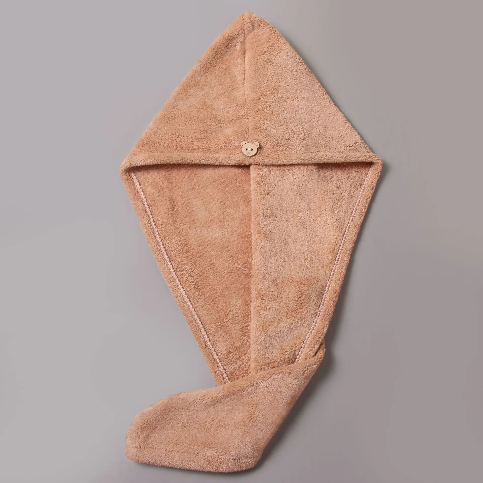 Women's Hair Drying Cap Thick Super Absorbent Coral Fleece Towel - Image 16