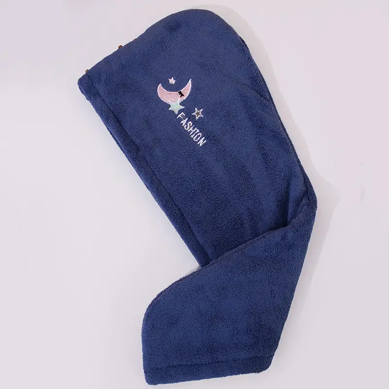 Women's Hair Drying Cap Thick Super Absorbent Coral Fleece Towel - Image 6