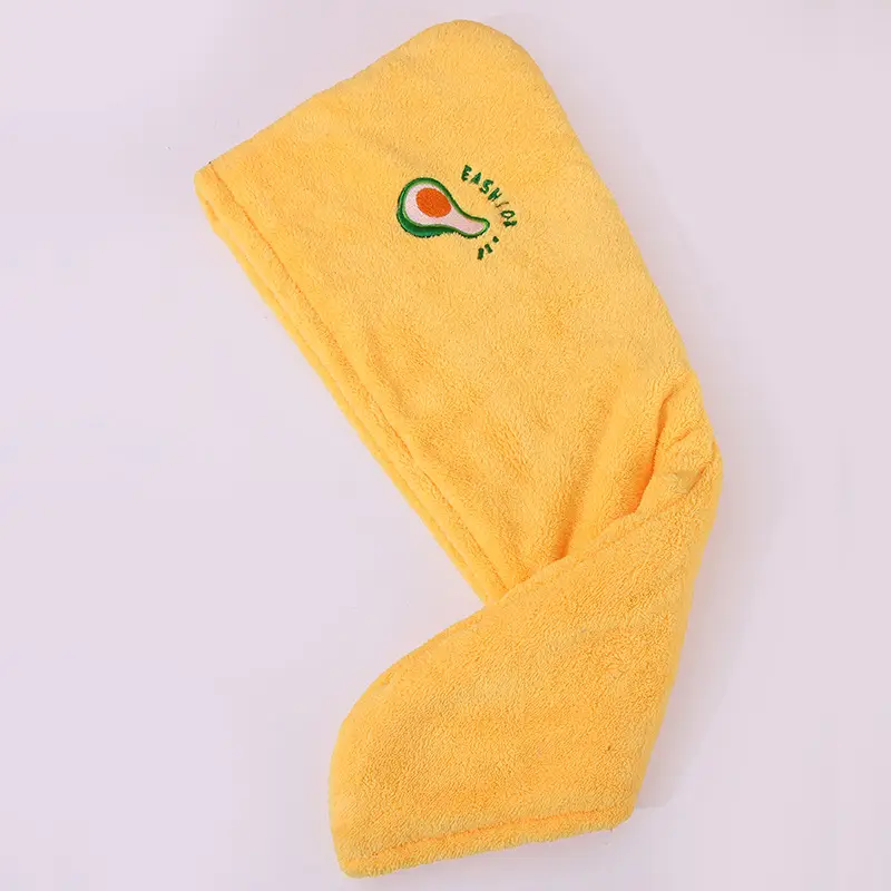 Women's Hair Drying Cap Thick Super Absorbent Coral Fleece Towel - Image 7