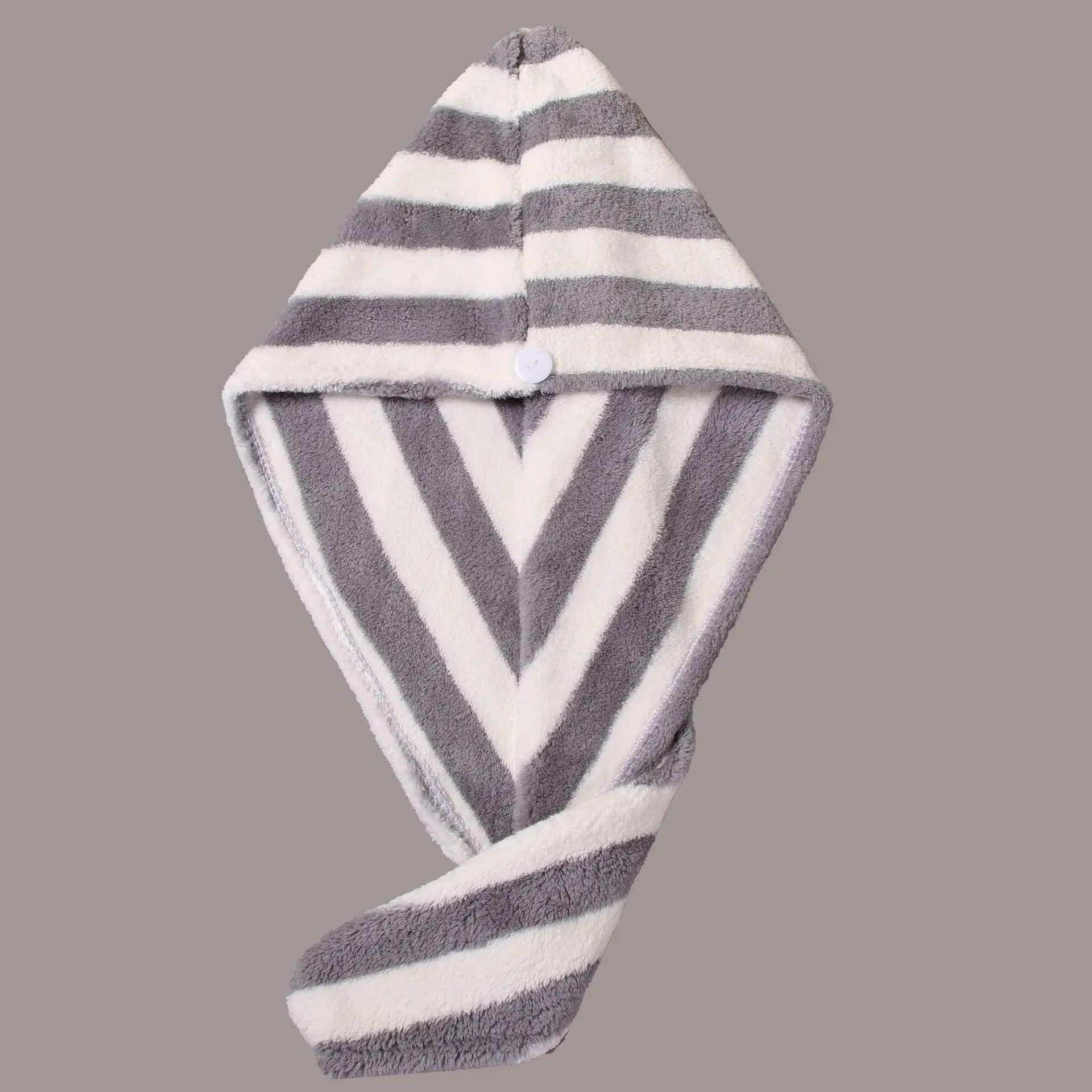 Women's Hair Drying Cap Thick Super Absorbent Coral Fleece Towel - Image 8
