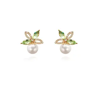 Irregular Heart Earrings 925 Sterling Silver Pearl — feature 17