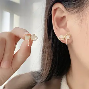 Irregular Heart Earrings 925 Sterling Silver Pearl — feature 18